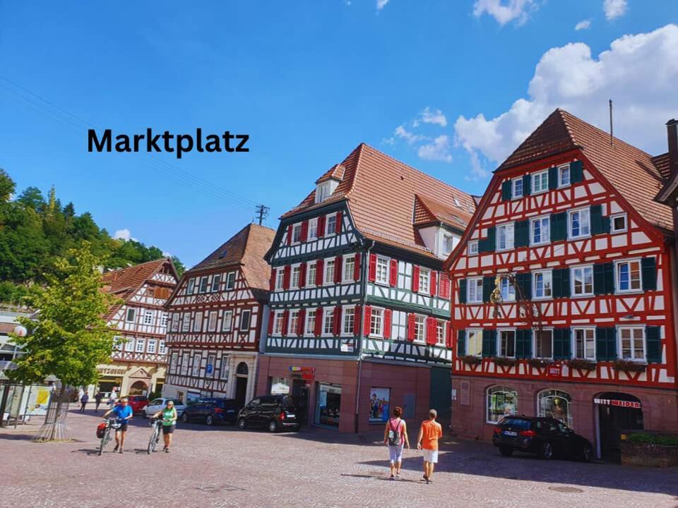 Ferienwohnungen Calwer Hoefle Marktplatz Exterior foto